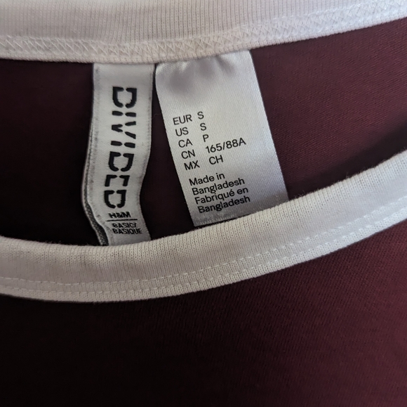 H&M maroon top - Picture 2 of 3